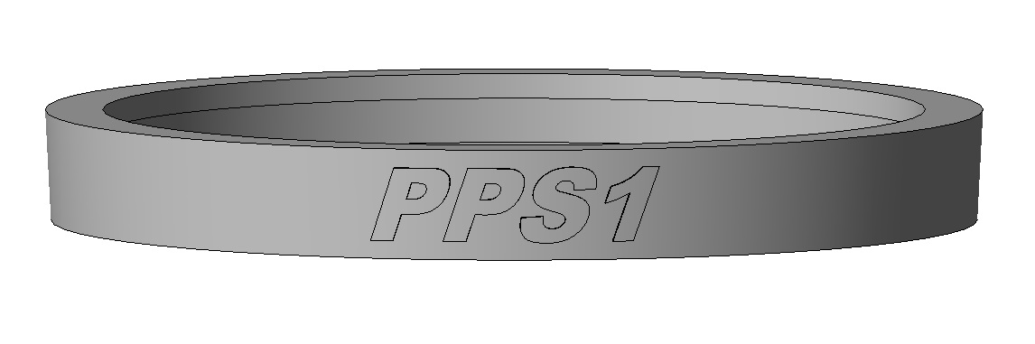 PPS1 GBA25- Kit 10 bagues grises pour Raccords Alu Réseau Air PPS1 UNS diamètre 25 mm